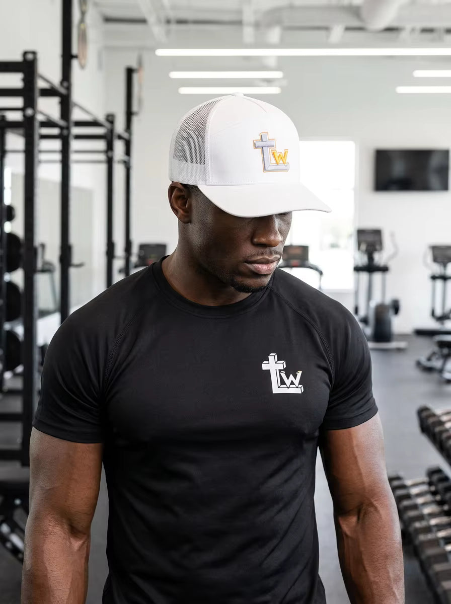 Lord Warrior White Embroidered Hat