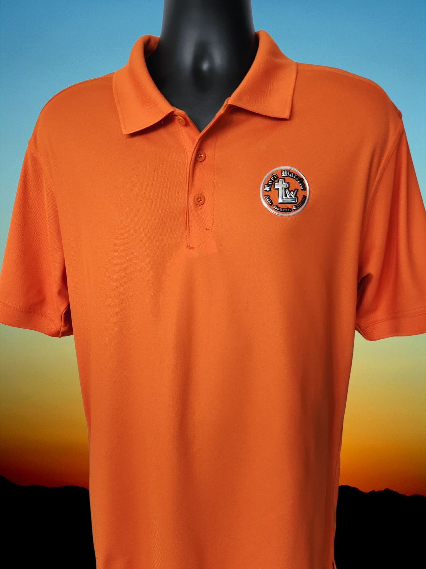 Orange Lord Warrior Men's Polo