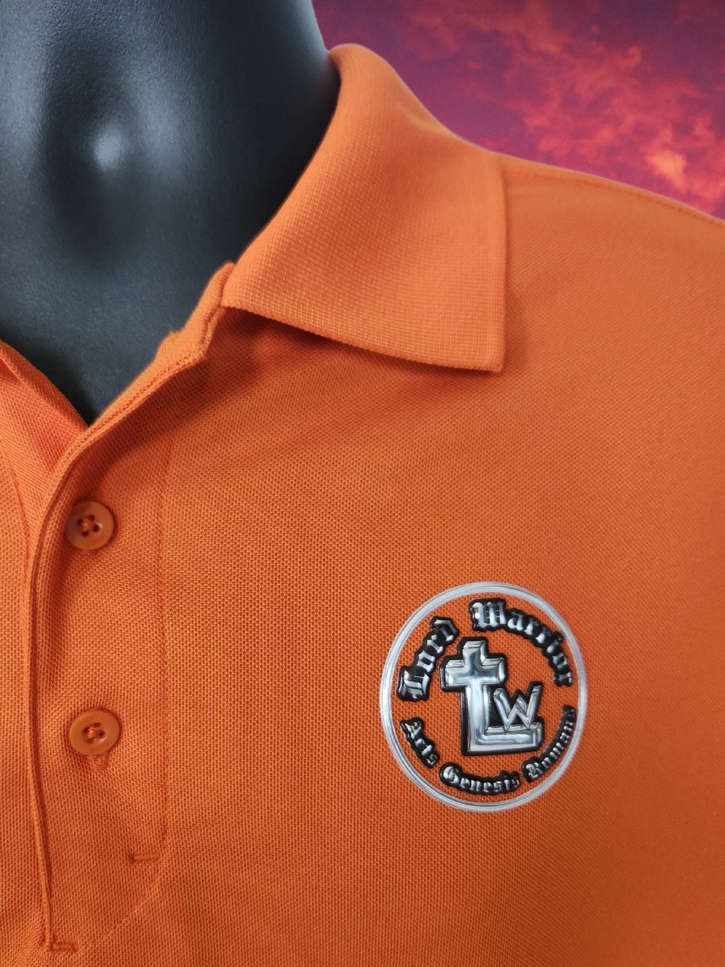 Orange Lord Warrior Men's Polo