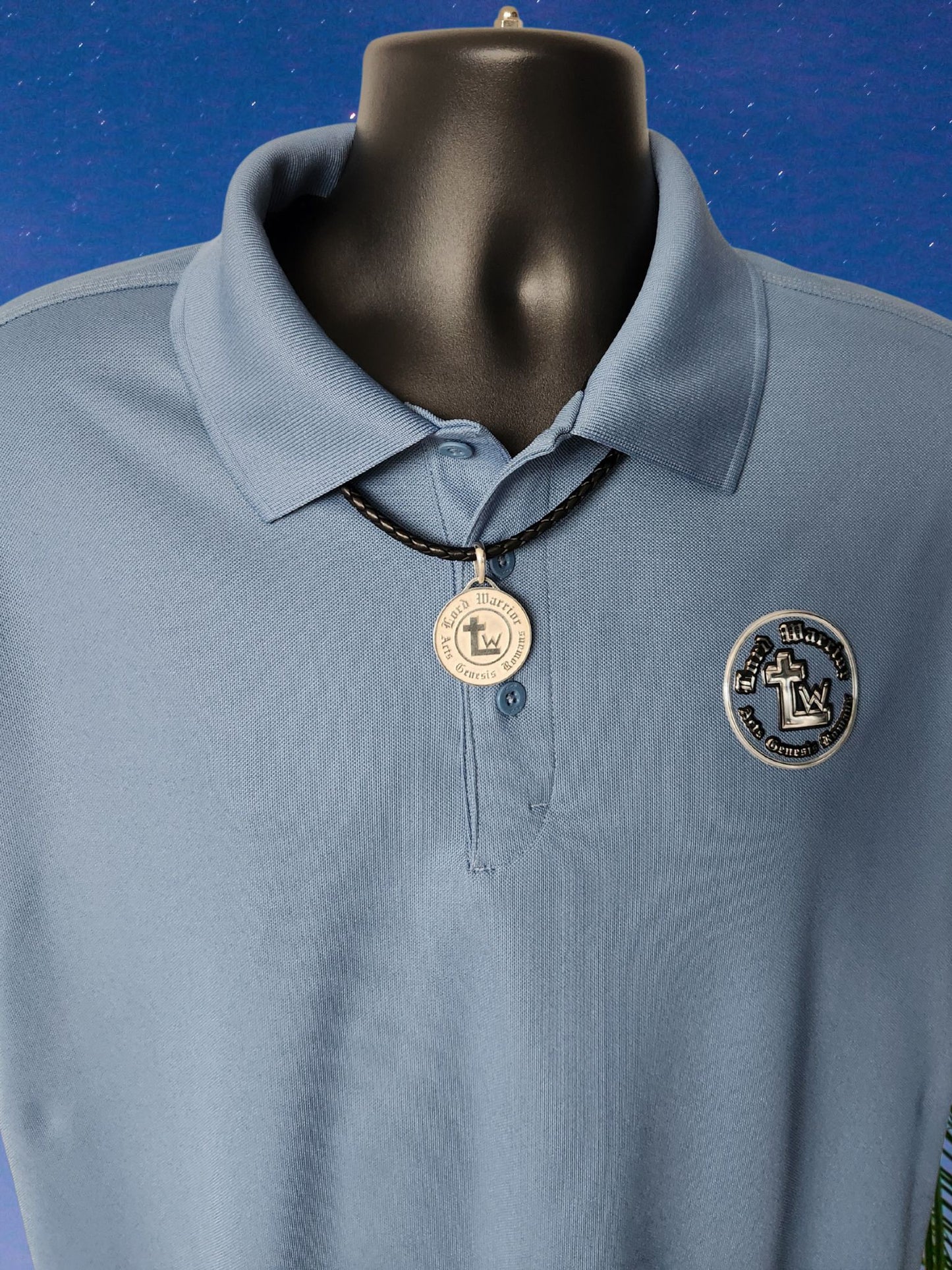 Blue Lord Warrior Men's Polo