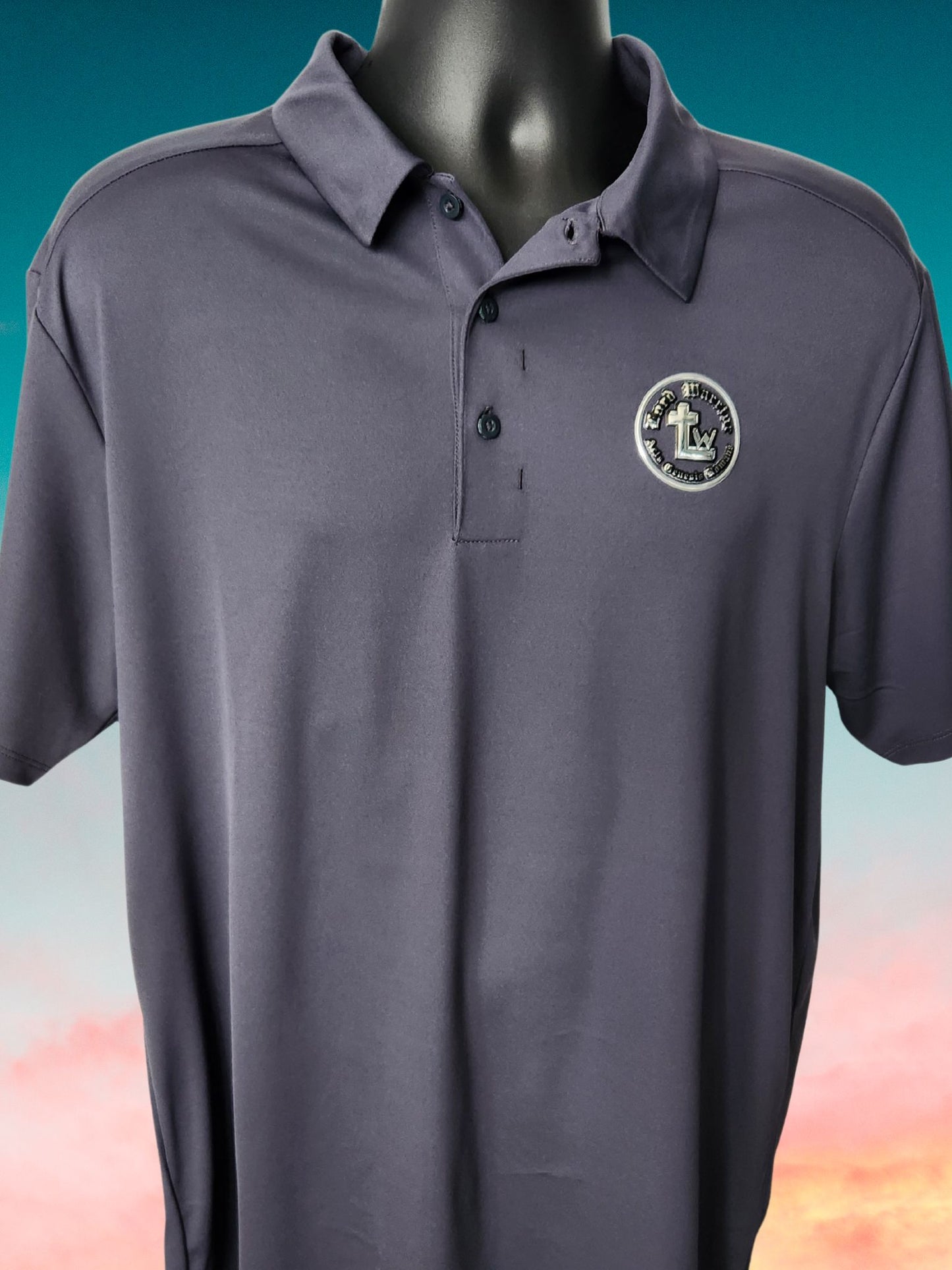Charcoal Lord Warrior Casual Dress Shirt