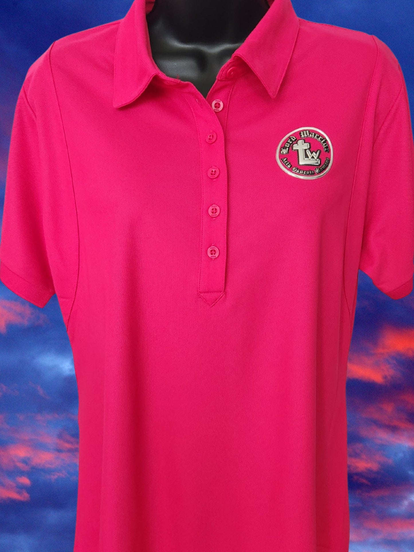 Women's Pink Lord Warrior Polo