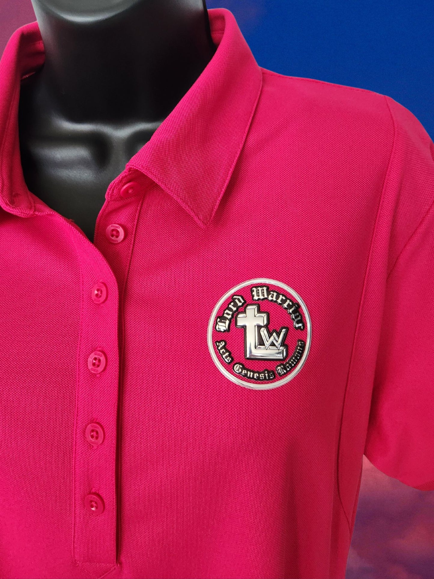 Women's Pink Lord Warrior Polo