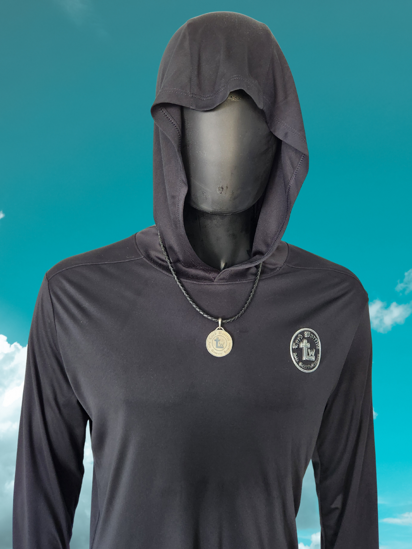 Lord Warrior Sport-Tek Posi-UV Hoodie - Black