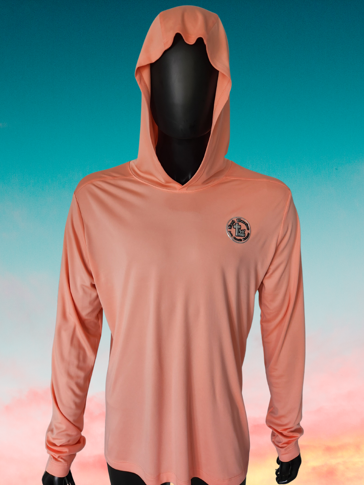 Lord Warrior Sport-Tek Posi-UV Hoodie - Soft Coarl