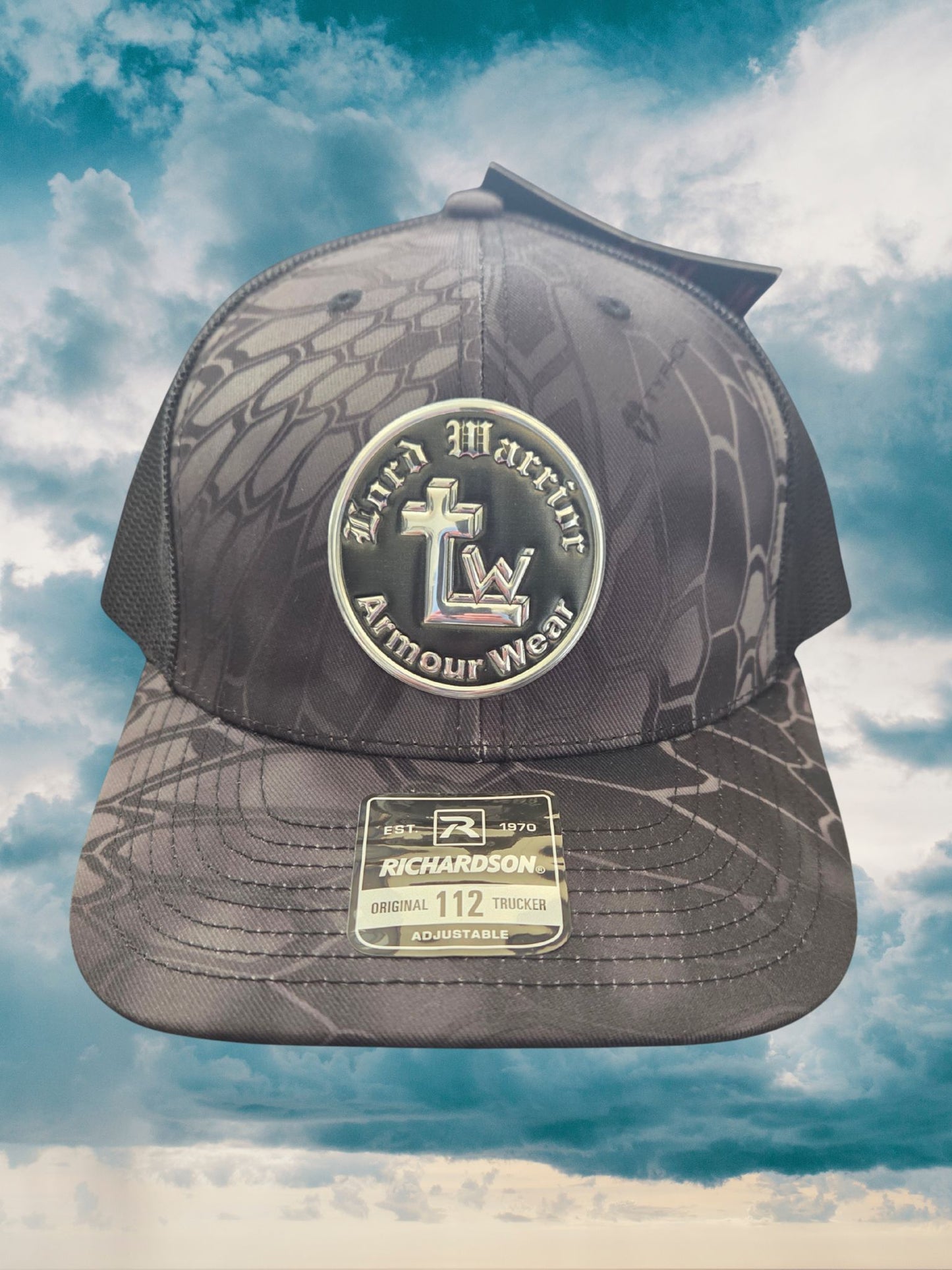 Lord Warrior Black Mesh Trucker Hat
